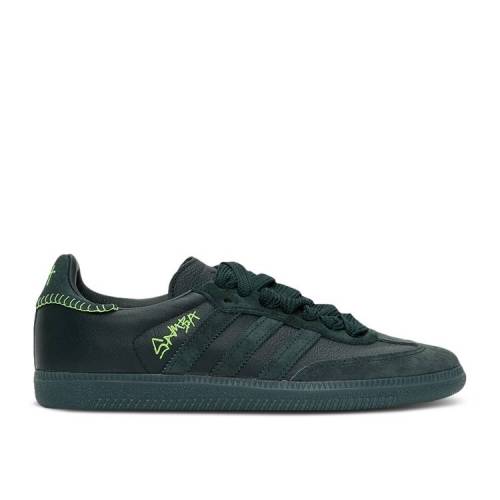 【 ADIDAS JONAH HILL X SAMBA 'GREEN NIGHT' / GREEN NIGHT MINERAL GREEN ECRU 】 アディダス サンバ 緑 グリーン ナイト スニーカー メンズ|スニケス
