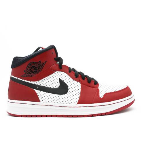 【 AIR JORDAN JORDAN 1 ALPHA 'CHICAGO' / WHITE BLACK VARSITY RED 】 ナイキ アルファ 白色 ホワイト 黒色 ブラック 赤 レッド エアジョーダン スニーカー メンズ｜スニケス