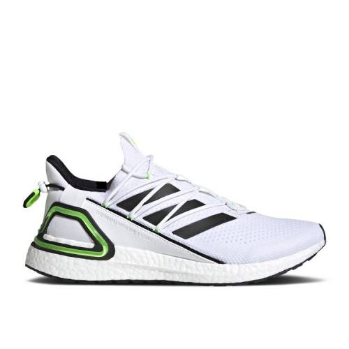 【 ADIDAS ULTRABOOST 20 LAB 'WHITE SIGNAL GREEN' / CLOUD WHITE CORE BLACK SIGNAL 】 アディダス 白色 ホワイト コア 黒色 ブラック スニーカー メンズ|スニケス