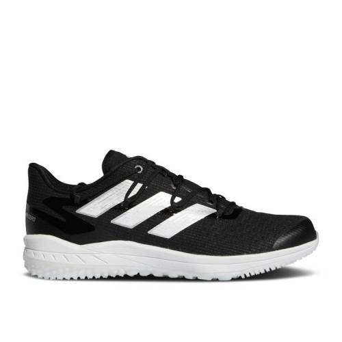 【 ADIDAS ADIZERO AFTERBURNER 8 TF \u0027BLACK WHITE\u0027 / CORE BLACK SILVER METALLIC CLOUD 】 アディダス アディゼロ 中核グループ 黒いこと 黒いこと しろがね色 しろがね色 スニーカー メンズ メンズ靴-スニーカー-靴
