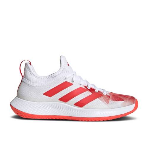 【 ADIDAS WMNS DEFIANT GENERATION WHITE RED / CLOUD WHITE RED RED 】 アディダス 白色 ホワイト 赤 レッド スニーカー レディース