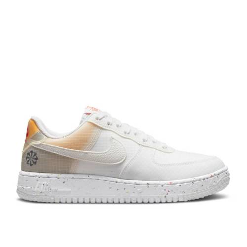 【 NIKE WMNS AIR FORCE 1 CRATER \u0027MOVE TO ZERO - WHITE ORANGE\u0027 / WHITE ORANGE WHITE 】 皆無 白いこと 白いこと 橙 オレンジ色 空軍 スニーカー レディース ナイキ