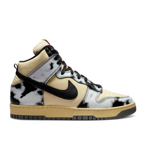 【 NIKE DUNK HIGH 1985 BLACK ACID WASH / LEMON DROP BLACK SATURN 】 ダンク ハイ 黒色 ブラック ダンクハイ スニーカー メンズ ナイキ