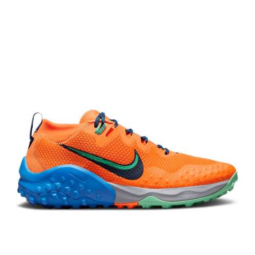 【 NIKE WILDHORSE 7 \u0027TOTAL ORANGE\u0027 / TOTAL ORANGE GREEN GLOW SIGNAL 】 橙 オレンジ色 緑 緑であること スニーカー メンズ ナイキ スニーカー-メンズ靴-靴