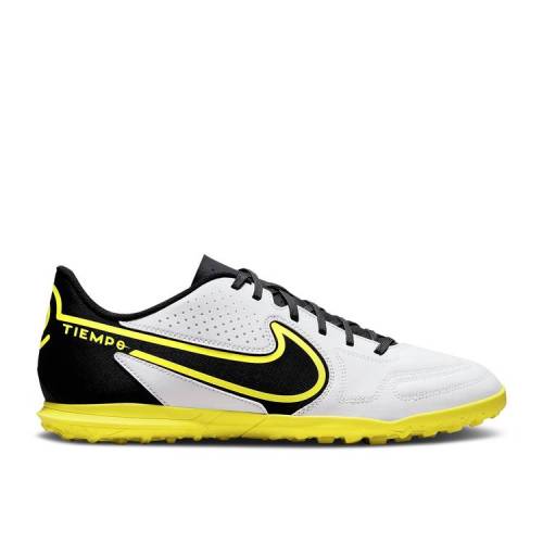 【 NIKE TIEMPO LEGEND 9 CLUB TF 'WHITE YELLOW STRIKE' / WHITE BLACK YELLOW STRIKE DARK 】 ティエンポ レジェンド クラブ 黄色 イエロー 白色 ホワイト 黒色 ブラック ストライク スニーカー メンズ ナイキ|スニケス