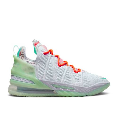 【 NIKE DIANA TAURASI X LEBRON 18 'GOAT VISION' / BLUE TINT GHOST TOTAL ORANGE 】 レブロン 青色 ブルー 橙 オレンジ スニーカー メンズ ナイキ|スニケス