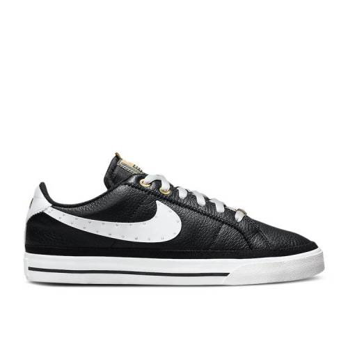 【 NIKE SERENA WILLIAMS DESIGN CREW X WMNS COURT LEGACY 'BLACK METALLIC GOLD' / BLACK SUMMIT WHITE METALLIC GOLD 】 クルー コート レガシー 黒色 ブラック 白色 ホワイト ゴールド スニーカー レディース ナイキ