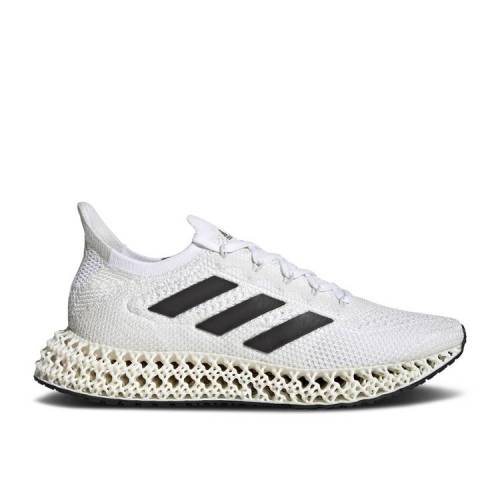 【 ADIDAS 4DFWD WHITE BLACK / CLOUD WHITE CORE BLACK CRYSTAL 】 アディダス 白色 ホワイト コア 黒色 ブラック スニーカー メンズ