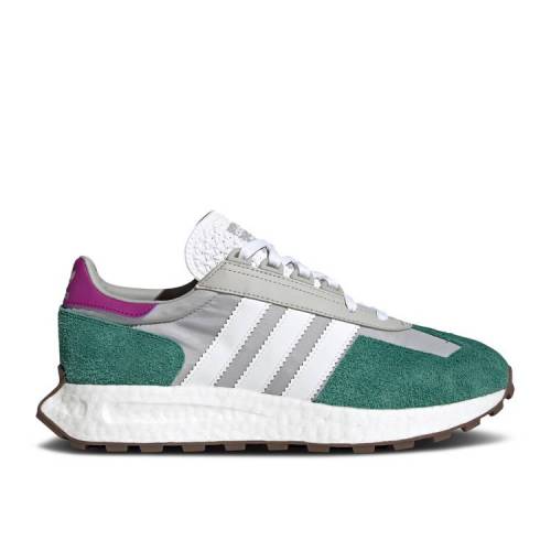 【 ADIDAS RETROPY E5 'GREY COLLEGIATE GREEN' / GREY THREE ACID ORANGE GREY TWO 】 アディダス 灰色 グレー 橙 オレンジ スニーカー メンズ