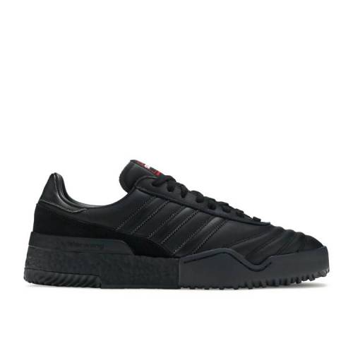 【 ADIDAS ALEXANDER WANG X BBALL SOCCER \u0027TRIPLE BLACK\u0027 / CORE BLACK CORE BLACK 】 アディダス 蹴球 中核グループ 黒いこと 黒いこと スニーカー メンズ メンズ靴-スニーカー