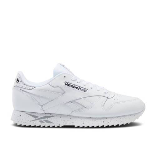 【 REEBOK CLASSIC LEATHER RIPPLE \'FOOTWEAR WHITE\' / FOOTWEAR WHITE FOOTWEAR WHITE 】 リーボック クラシック レザー 白色 ホワイト スニーカー メンズ|スニケス