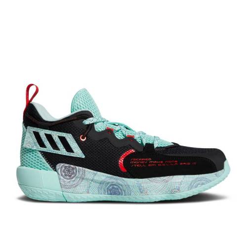 【 ADIDAS DAME 7 EXTPLY 'BLACK CLEAR MINT' / CORE BLACK CLEAR MINT VIVID RED 】 アディダス コア 黒色 ブラック 赤 レッド スニーカー メンズ