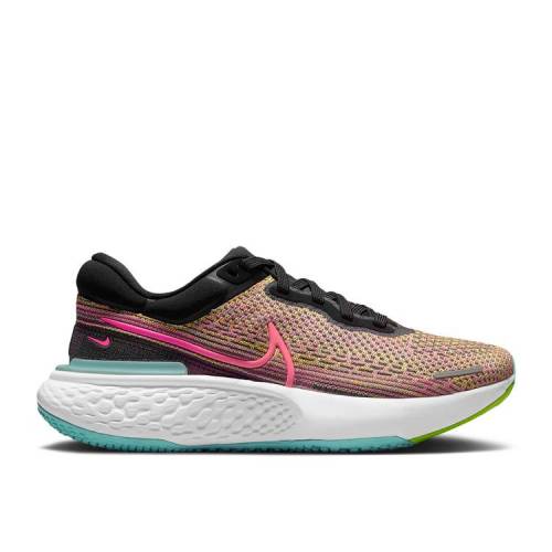 【 NIKE WMNS ZOOMX INVINCIBLE RUN FLYKNIT \'VOLT BRIGHT MANGO\' / VOLT BLACK LIGHT DEW BRIGHT 】 ラン フライニット 黒色 ブラック スニーカー レディース ナイキ｜スニケス