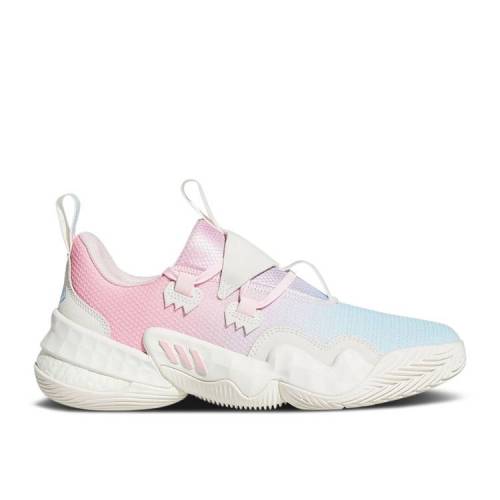 【 ADIDAS TRAE YOUNG 1 \u0027ICEE\u0027 / CLEAR PINK CLEAR PINK CORE WHITE 】 アディダス さくら色 中核グループ 白いこと 白いこと スニーカー メンズ 靴-メンズ靴