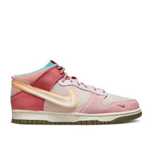 【 NIKE SOCIAL STATUS X DUNK MID 'STRAWBERRY MILK' / LIGHT SOFT PINK COCONUT MILK 】 ダンク ミッド ピンク スニーカー メンズ ナイキ