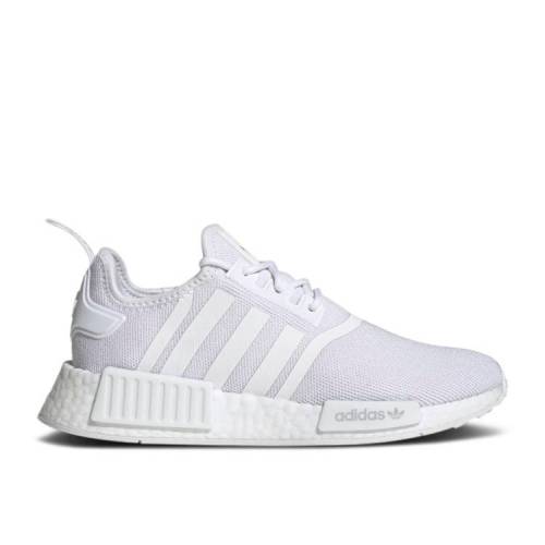 【 ADIDAS WMNS NMD_R1 PRIMEBLUE 'CLOUD WHITE' / CLOUD WHITE CLOUD WHITE SILVER 】 アディダス 白色 ホワイト 銀色 シルバー スニーカー レディース