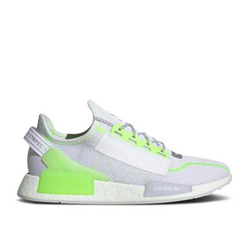 【 ADIDAS NMD_R1 V2 'WHITE SIGNAL GREEN' / CLOUD WHITE SIGNAL GREEN GREY 】 アディダス 白色 ホワイト 緑 グリーン 灰色 グレー スニーカー メンズ|スニケス