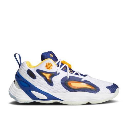 【 ADIDAS ERIC EMANUEL X EXHIBIT A 'WHITE VICTORY BLUE' / CLOUD WHITE TEAM ORANGE VICTORY 】 アディダス ビクトリー 白色 ホワイト チーム 橙 オレンジ スニーカー メンズ