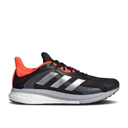 【 ADIDAS SOLARGLIDE 4 ST 'BLACK SOLAR RED' / CORE BLACK GREY TWO SOLAR RED 】 アディダス コア 黒色 ブラック 灰色 グレー 赤 レッド スニーカー メンズ