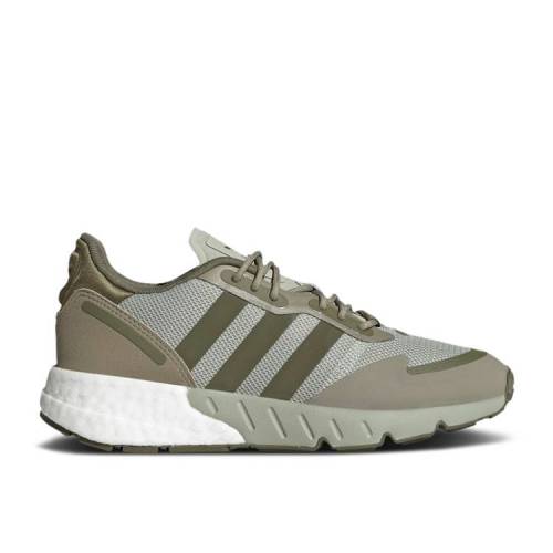 【 ADIDAS ZX 1K BOOST J 'HALO GREEN' / HALO GREEN FOCUS OLIVE ORBIT 】 アディダス ブースト 緑 グリーン オリーブ ジュニア キッズ ベビー マタニティ スニーカー