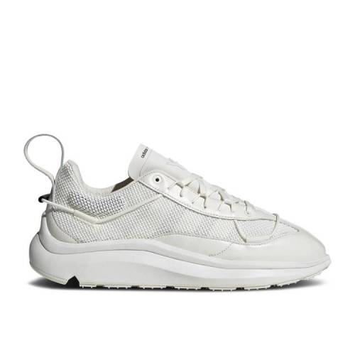 【 ADIDAS Y-3 SHIKU RUN WHITE / CORE WHITE CORE WHITE BLACK 】 アディダス ラン コア 白色 ホワイト 黒色 ブラック スニーカー メンズ