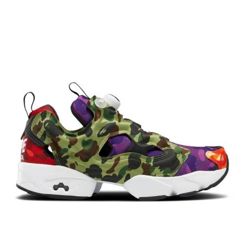 【 REEBOK BAPE X INSTAPUMP FURY OG \u0027MULTI CAMO\u0027 / WHITE BLACK BLACK 】 リーボック 白いこと 白いこと 黒いこと 黒いこと インスタポンプフューリー スニーカー メンズ