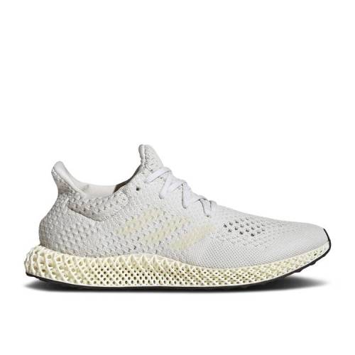 【 ADIDAS FUTURECRAFT 4D CRYSTAL WHITE / CRYSTAL WHITE CHALK WHITE CORE 】 アディダス 白色 ホワイト コア スニーカー メンズ