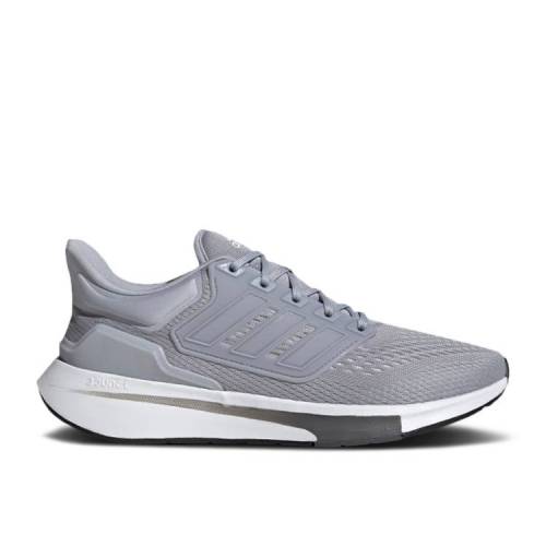 【 ADIDAS EQ21 RUN \u0027HALO SILVER\u0027 / HALO SILVER HALO SILVER DASH 】 アディダス 幽客 しろがね色 しろがね色 スニーカー メンズ