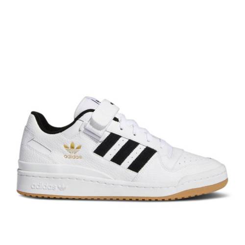【 ADIDAS FORUM LOW WHITE BLACK / CLOUD WHITE CORE BLACK GUM 】 アディダス フォーラム 白色 ホワイト コア 黒色 ブラック スニーカー メンズ