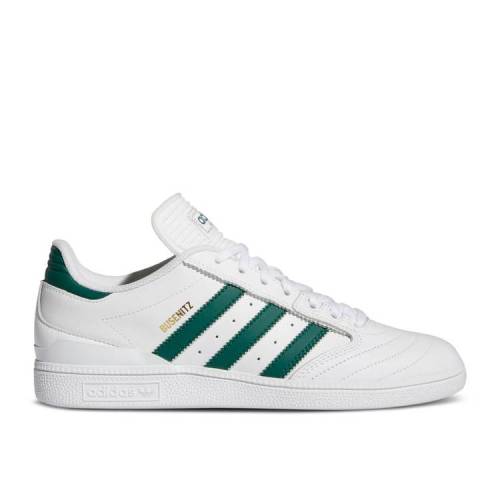 【 ADIDAS BUSENITZ 'WHITE COLLEGIATE GREEN' / CLOUD WHITE COLLEGIATE GREEN 】 アディダス 白色 ホワイト 緑 グリーン スニーカー メンズ
