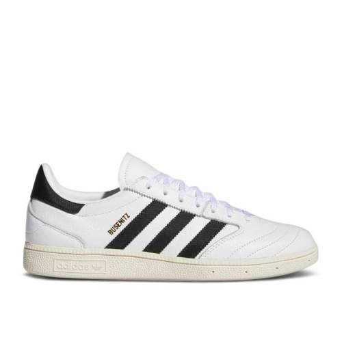 【 ADIDAS BUSENITZ VINTAGE 'WHITE BLACK' / CLOUD WHITE CORE BLACK CHALK 】 アディダス ビンテージ ヴィンテージ 白色 ホワイト コア 黒色 ブラック スニーカー メンズ