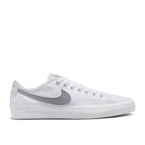 【 NIKE DAAN VAN DER LINDEN X BLAZER COURT SB WHITE WOLF GREY / WHITE WHITE BARELY GREEN WOLF 】 ブレイザー コート エスビー 白色 ホワイト 緑 グリーン スニーカー メンズ ナイキ