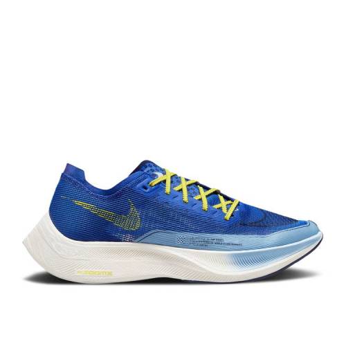 【 NIKE ZOOMX VAPORFLY NEXT% 2 HYPER ROYAL YELLOW STRIKE / HYPER ROYAL PSYCHIC BLUE BLUE 】 黄色 イエロー 青色 ブルー スニーカー メンズ ナイキ