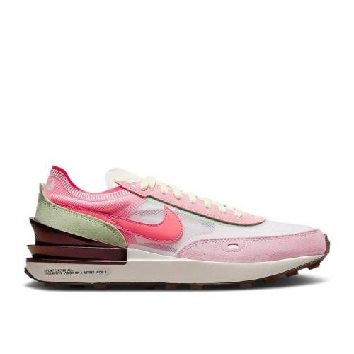 【 NIKE WMNS WAFFLE ONE \u0027RAWDACIOUS\u0027 / WHITE PINK SALT SALT 】 ワップル 白いこと 白いこと さくら色 スニーカー レディース ナイキ