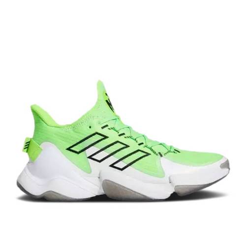 【 ADIDAS MAHOMES 1 IMPACT FLX 'TEAM SOLAR GREEN' / TEAM SOLAR GREEN CLOUD WHITE 】 アディダス インパクト チーム 緑 グリーン 白色 ホワイト スニーカー メンズ 56,280円