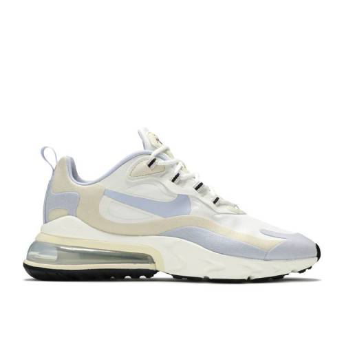 【 NIKE WMNS AIR MAX 270 REACT 'WHITE FOSSIL' / SUMMIT WHITE FOSSIL SAIL GHOST 】 マックス リアクト 白色 ホワイト エアマックス スニーカー レディース ナイキ