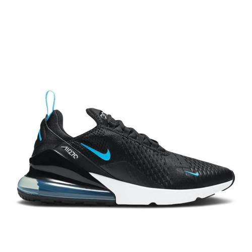 ナイキ NIKE マックス 青色 ブルー 黒色 ブラック 灰色 グレー 白色 ホワイト エアマックス 'BLACK FURY' スニーカー メンズ 【 NIKE 270 LIGHT BLUE BLACK DARK SMOKE GREY WHITE FURY 】