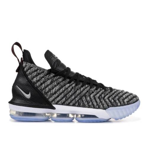 【 NIKE LEBRON 16 'OREO' / BLACK METALLIC SILVER WHITE 】 レブロン 黒色 ブラック 銀色 シルバー 白色 ホワイト スニーカー メンズ ナイキ|スニケス