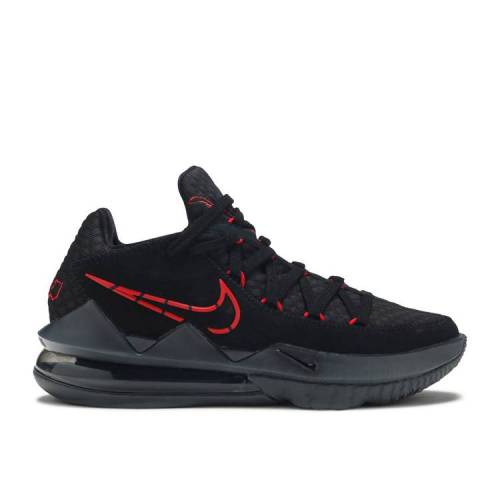 【 NIKE LEBRON 17 LOW 'BRED' / BLACK UNIVERSITY RED DARK GREY 】 レブロン 黒色 ブラック 赤 レッド 灰色 グレー スニーカー メンズ ナイキ