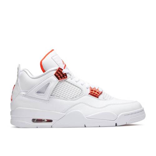 【 AIR JORDAN JORDAN 4 RETRO 'ORANGE METALLIC' / WHITE TOTAL ORANGE METALLIC 】 ナイキ 白色 ホワイト 橙 オレンジ エアジョーダン スニーカー メンズ