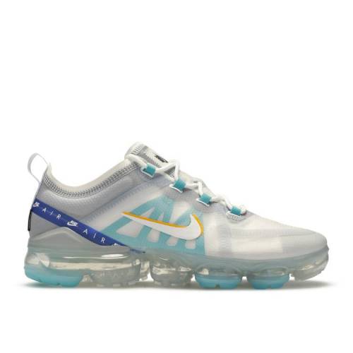 【 NIKE AIR VAPORMAX 2019 SE \u0027WOLF GREY BLUE\u0027 / WHITE WOLF GREY UNIVERSITY GOLD 】 薄墨色 薄墨色 白いこと 白いこと ゴールド エアヴェイパーマックス スニーカー メンズ ナイキ