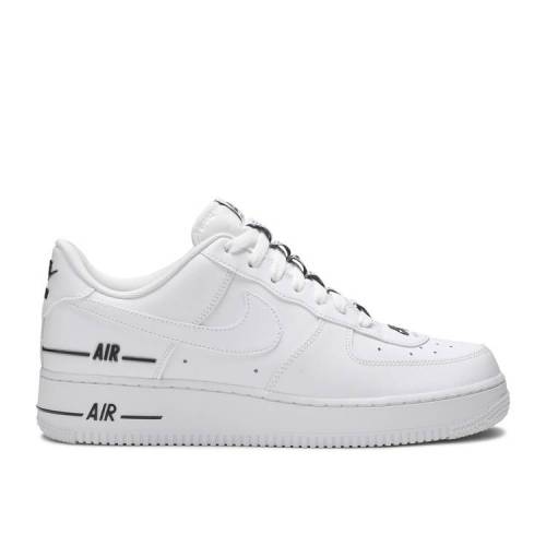 【 NIKE AIR FORCE 1 '07 LV8 'ADDED AIR' / WHITE WHITE BLACK 】 白色 ホワイト 黒色 ブラック エアフォース スニーカー メンズ ナイキ