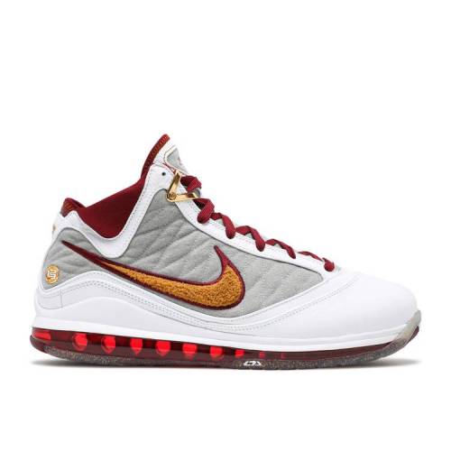 【 NIKE LEBRON 7 MVP / WHITE TEAM RED WOLF GREY BRONZE 】 レブロン 白色 ホワイト チーム 赤 レッド 灰色 グレー 銅 ブロンズ スニーカー メンズ ナイキ