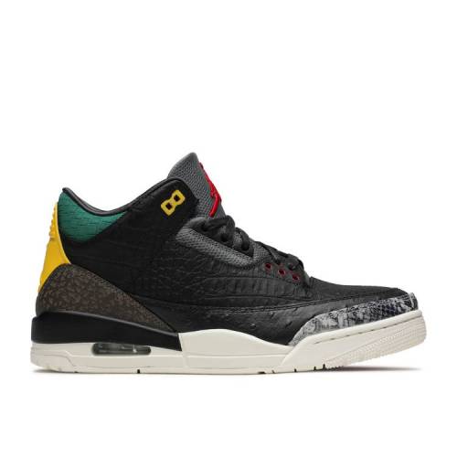 【 AIR JORDAN JORDAN 3 RETRO SE 'ANIMAL INSTINCT 2.0' / BLACK BLACK WHITE GORGE GREEN 】 ナイキ インスティンクト 黒色 ブラック 白色 ホワイト 緑 グリーン エアジョーダン スニーカー メンズ|スニケス