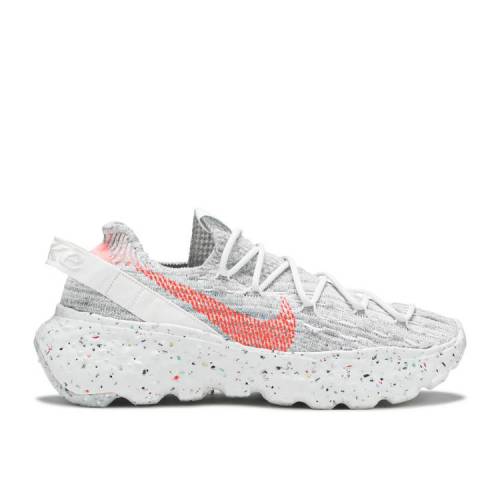 【 NIKE WMNS SPACE HIPPIE 04 'THIS IS TRASH - CRIMSON' / SUMMIT WHITE HYPER CRIMSON 】 白色 ホワイト クリムゾン スニーカー レディース ナイキ|スニケス