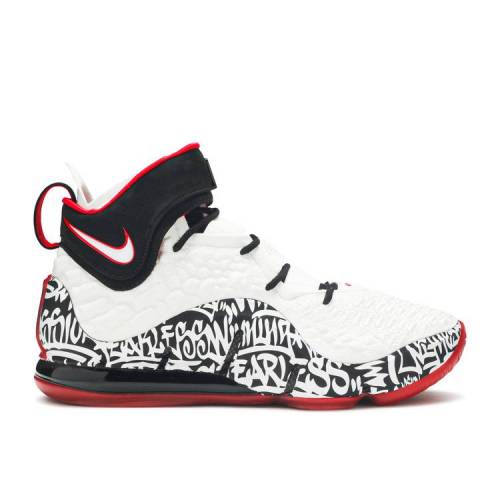 【 NIKE LEBRON 17 'LEBRON 4 GRAFFITI' / WHITE UNIVERSITY RED BLACK 】 レブロン 白色 ホワイト 赤 レッド 黒色 ブラック スニーカー メンズ ナイキ|スニケス