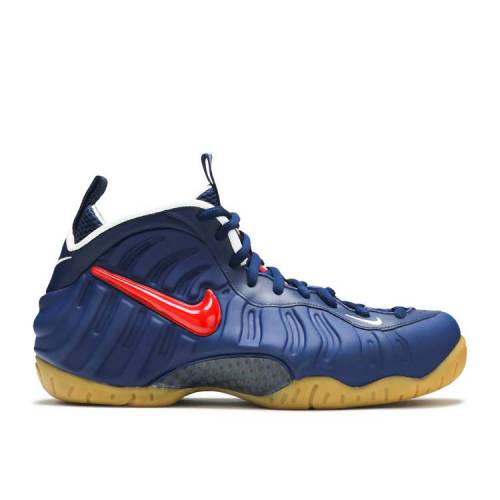 【 NIKE AIR FOAMPOSITE PRO USA / BLUE VOID GUM LIGHT BROWN WHITE 】 フォームポジット プロ 青色 ブルー 茶色 ブラウン 白色 ホワイト エアフォームポジットプロ スニーカー メンズ ナイキ