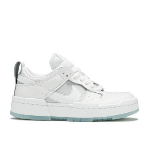 【 NIKE WMNS DUNK LOW DISRUPT 'PHOTON DUST' / PHOTON DUST SUMMIT WHITE SUMMIT 】 ダンク 白色 ホワイト ダンクロー スニーカー レディース ナイキ