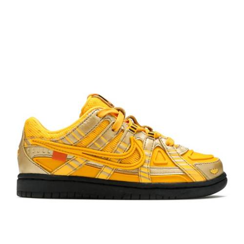 【 NIKE OFF-WHITE X RUBBER DUNK PS 'UNIVERSITY GOLD' / UNIVERSITY GOLD UNIVERSITY GOLD 】 オフホワイト ラバー ダンク ゴールド ジュニア キッズ ベビー マタニティ スニーカー ナイキ|スニケス