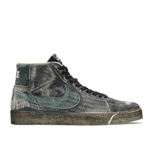 【 NIKE ZOOM BLAZER MID PREMIUM SB FADED BLACK / BLACK COCONUT MILK LIGHT DEW 】 ズーム ブレイザー ミッド プレミアム エスビー 黒色 ブラック スニーカー メンズ ナイキ